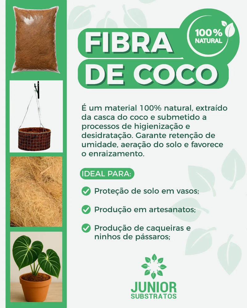 FIBRA DE COCO – Pacote 100 Litros