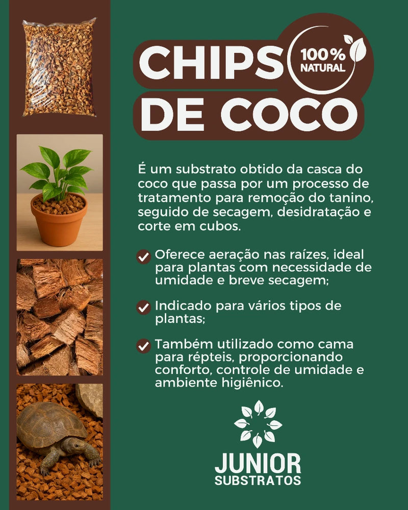 CHIPS DE COCO – Pacote 50 Litros